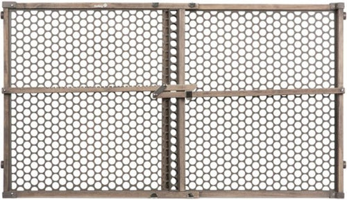 Safety 1st - Vintage Gray Wood Doorway Security Gate