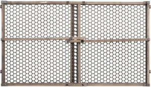 Safety 1st - Vintage Gray Wood Doorway Security Gate