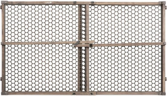 Safety 1st - Vintage Gray Wood Doorway Security Gate