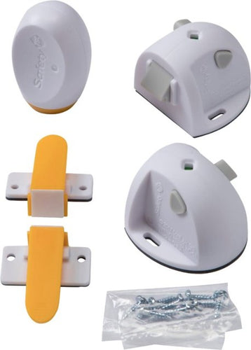 Safety 1st - Adhesive Magnetic Lock System - White